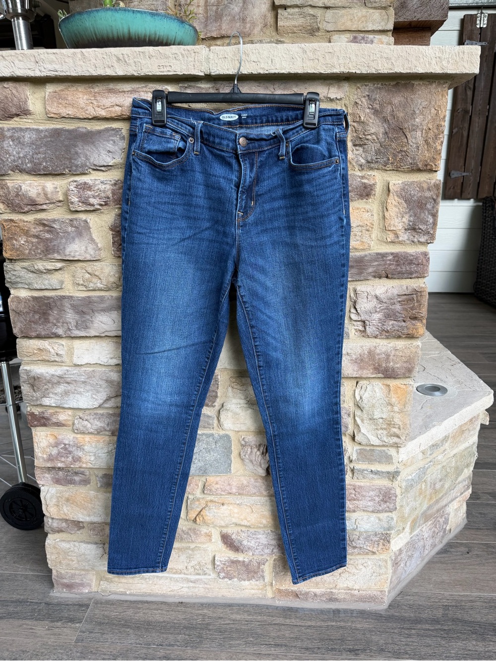 Old Navy Classic Women's Dark Blue Jeans 10 Long
